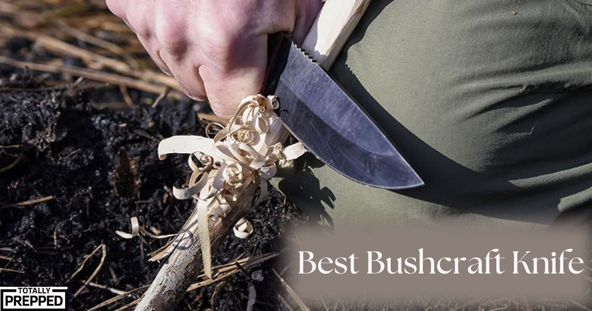 best bushcraft knife taking bark off branch